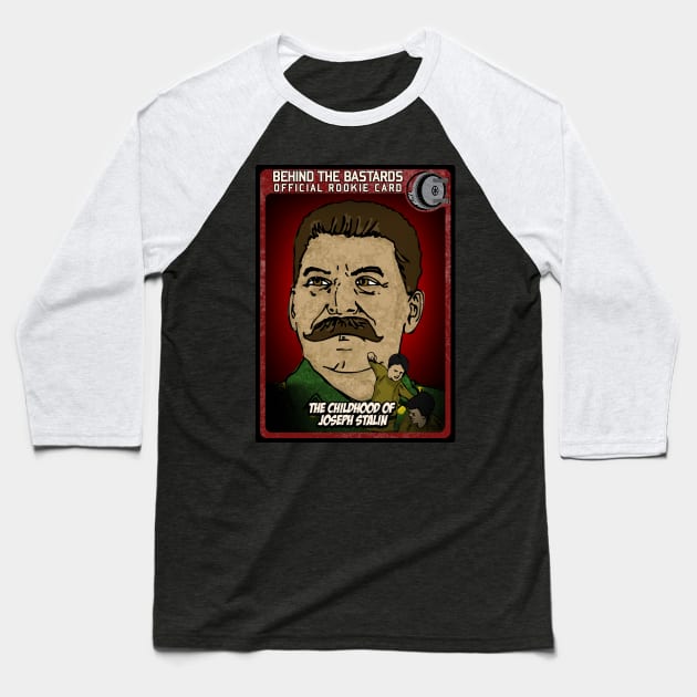 The Childhood Of Joseph Stalin Baseball T-Shirt by Harley Warren